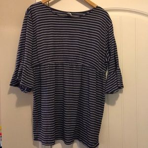 Striped maternity tunic from Old Navy
